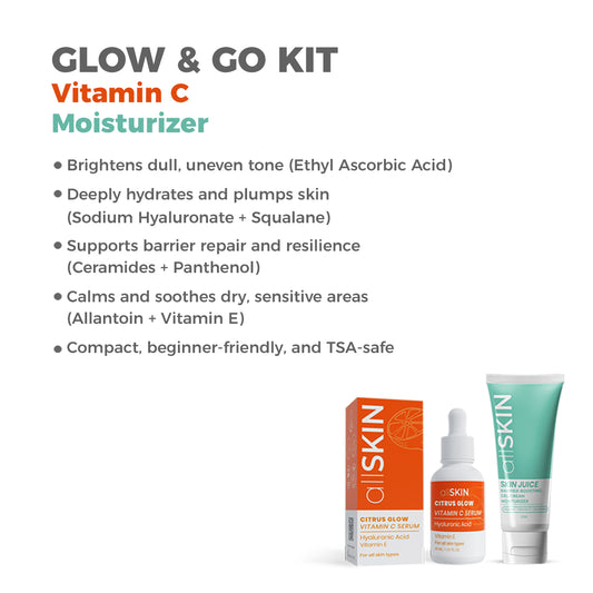 Glow & Go Kit (Vitamin C + Moistuirzer)
