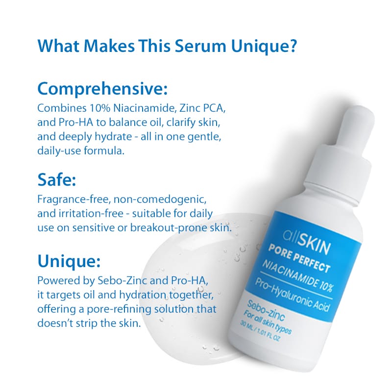 Pore Perfect Niacinamide 10% + Pro HA Serum