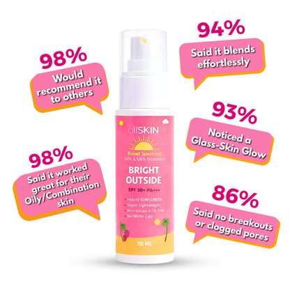 Bright OUTSIDE Sunscreen SPF 50+++