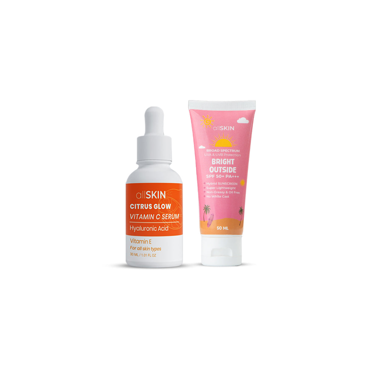 Sun-Kissed Glow Kit (Vitamin C + Sunscreen)
