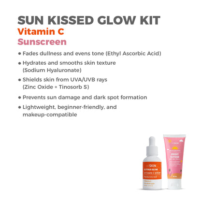 Sun-Kissed Glow Kit (Vitamin C + Sunscreen)